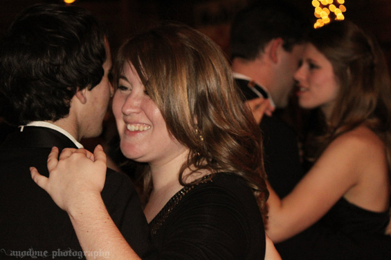 From Left, Meg Dennis, and Jessica Taylor dancing the night away. 